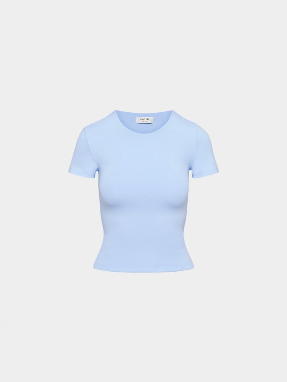 Aritzia Original Contour Crew T-Shirt | Dayflower Blue | Size L | Like New